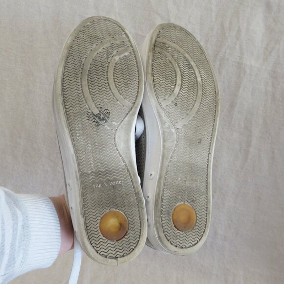 Rag & Bone Standard Issue Perforated Suede Leather Sneakers SIZE 39.5 (US 9.5) - Picture 10 of 12